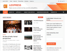 Tablet Screenshot of lexpress.in