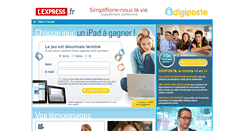 Desktop Screenshot of digiposte.lexpress.fr